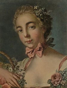 'La Tete De Flore (Madame Deshayes)', 1769, (1913). Artist: Louis Marin Bonnet.