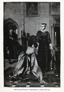 The Death Warrant Delivered To Mary Stuart, 1882. Artist: Anonymous  