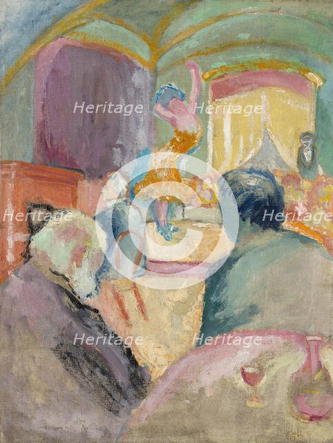 Red Seven Cabaret, 1908. Creator: Filla, Emil (1882-1953).