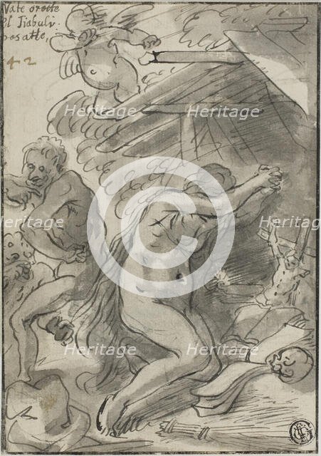 Mary Magdalene in Wilderness, 17th century. Creator: Unknown.