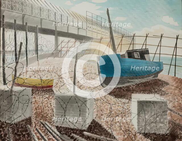 South Coast Beach, 1939-1942. Creator: Eric Ravilious.