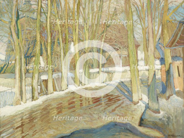 Thaw, between 1905-1909. Creator: Stanislaus Kamocki.