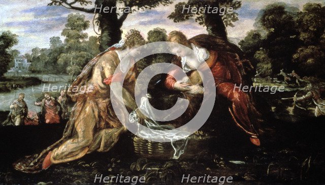 'The Finding of Moses', 16th century. Artist: Jacopo Tintoretto