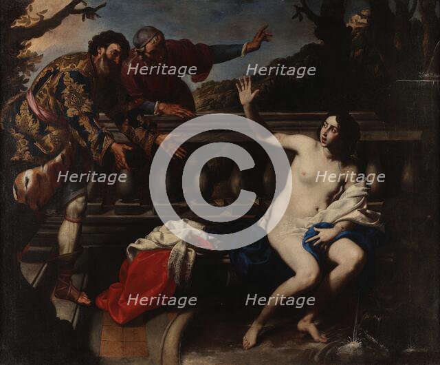 Susanna and the Elders, c1645. Creator: De Rosa, Pacecco (Francesco) (1607-1656).