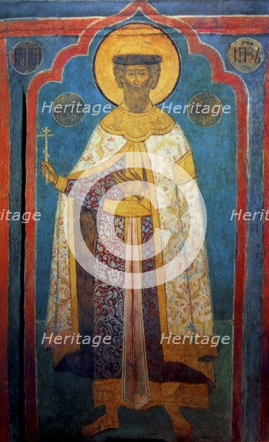 Alexander Nevsky, Duke of Novgorod, Grand Duke of Vladimir, (1666). Artist: Unknown