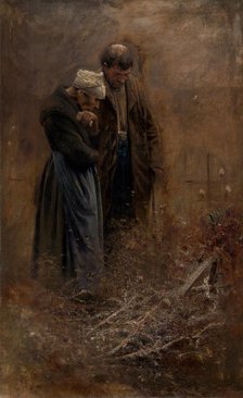 Over the Grave, 1878. Creator: Ladislav Mednyanszky.