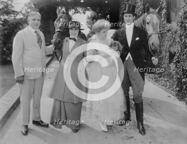 Geraldine Farrar with Lou Tellegen, between c1915 and c1920. Creator: Bain News Service.