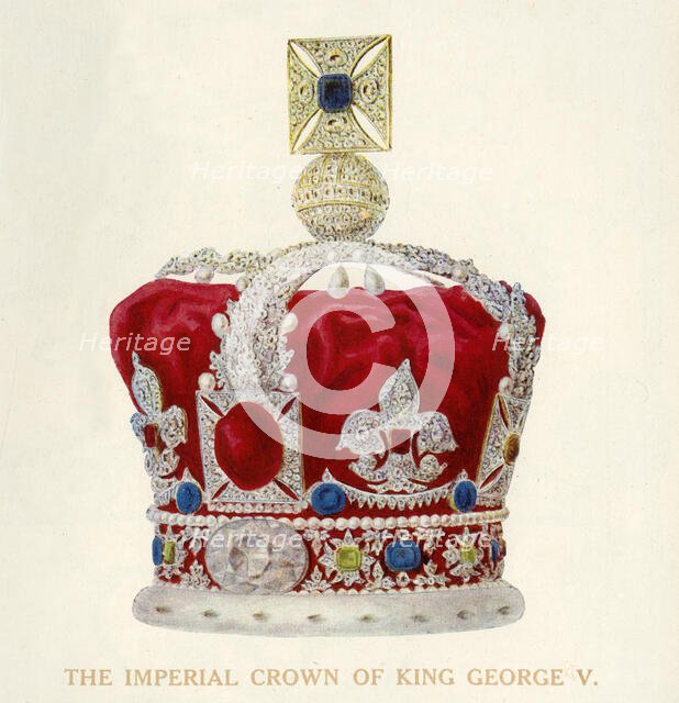'The Imperial Crown of King George V', c1911. Creator: Unknown.