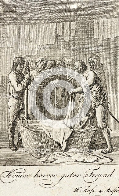 Plate 8 for Shakespeare's 'Macbeth', 1784. Creator: Daniel Nikolaus Chodowiecki.