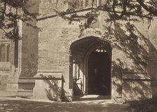 Church door, Sunningham Oxford. From the album: Photograph album - England, 1920s. Creator: Harry Moult.