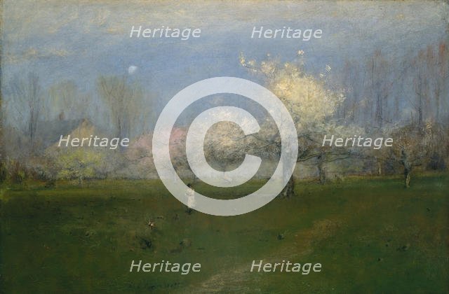 Spring Blossoms, Montclair, New Jersey, ca. 1891. Creator: George Inness.