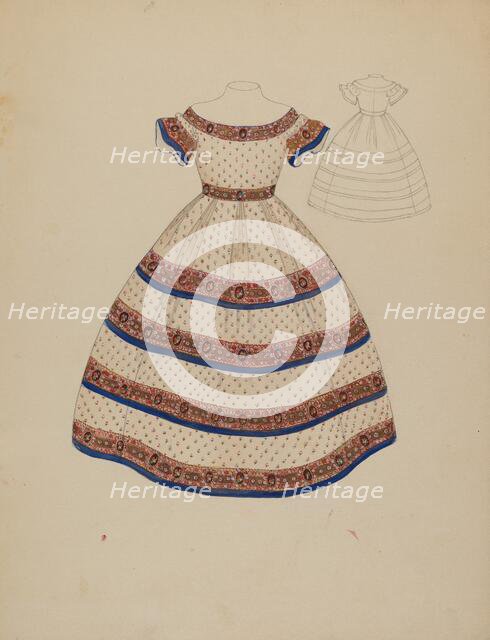 Child's Dress, c. 1937. Creator: Marie Mitchell.