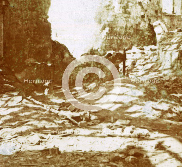 Trenches, Pervijze, Flanders, Belgium, c1914-c1918. Artist: Unknown.