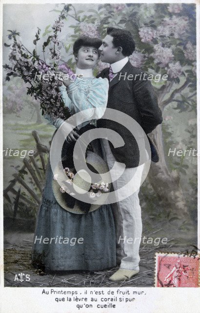 French romantic postcard, c1900. Artist: Unknown