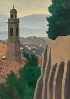 Santa Maria Nuova, Pérouse, 1913. Creator: Vallotton, Felix Edouard (1865-1925).