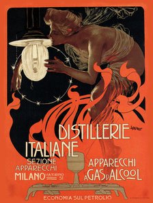 Distillerie Italiane , 1890s. Creator: Metlicovitz, Leopoldo (1868-1944).