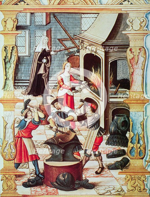 A French forging, 15th century.