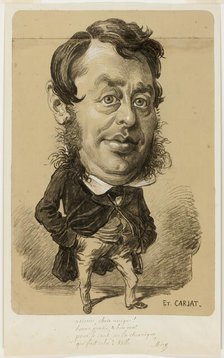 Caricature of a Man, n.d. Creator: Etienne Carjat.