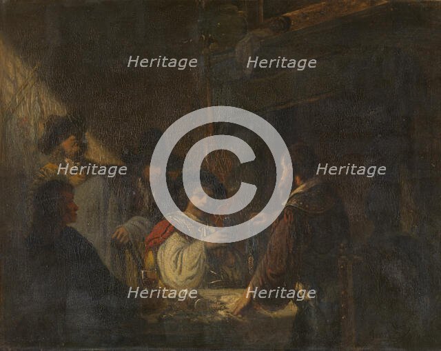 Episode in the Life of Rembrandt, c1850s. Creator: Joseph Lies.