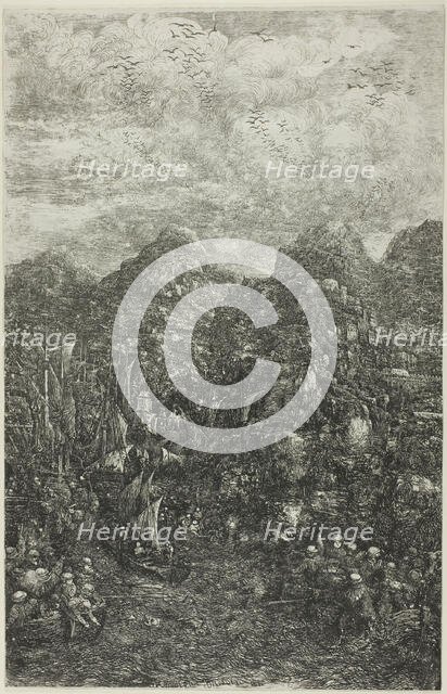 The Miraculous Draught of Fishes, 1883. Creator: Rodolphe Bresdin.