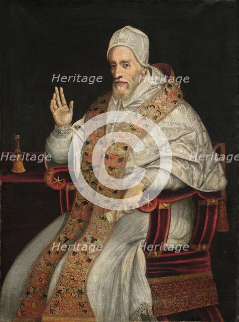 Portrait of Pope Gregory XIV, c1590. Creator: Anonymous.