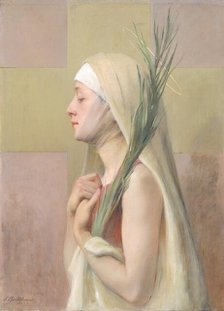 Une Martyre (Saint Thechla), 1891. Creator: Sarah Paxton Ball Dodson.