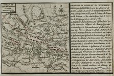 Seven Years War (1756-1763): Map of the Battle of Reichenberg (April 21, 1757), 1765. Creator: Jean de Beaurain.
