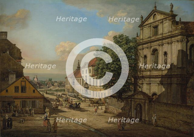 Church of the Bridgettines and the Arsenal in Warsaw, 1778. Creator: Bellotto, Bernardo (1720-1780).