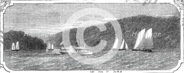 On the St. John, 1860. Creator: Smyth.