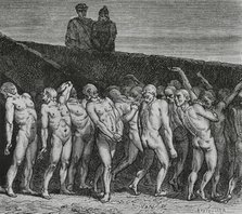 The Divine Comedy, (1307-1321): Inferno (Hell), 1888. Creator: Jean Edouard Dargent.