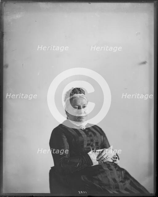 Portrait of Mary Helen Churchill Baird, 1880s. Creator: United States National Museum Photographic Laboratory.
