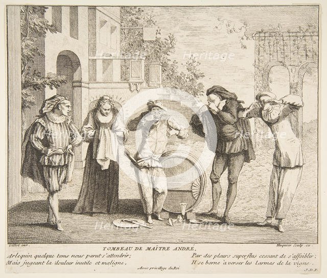 The Death of Maitre Andre.n.d. Creators: Claude Gillot, Jacques Gabriel Huquier.