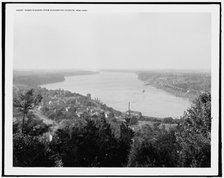 Down Niagara from Queenston Heights, New York i.e., Canada, between 1890 and 1905. Creator: Unknown.