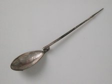 Silver Spoon, Late Roman, 4th-5th century. Creator: Unknown.