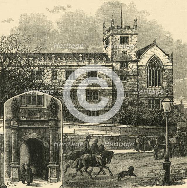 'The Doorway. The Old Grammar School', 1898. Creator: Unknown.