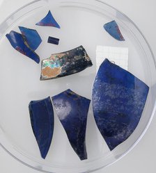 Glass Fragments from a Vessel, Coptic, 4th-early 5th century. Creator: Unknown.