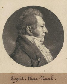 Neil McNeill, 1809. Creator: Charles Balthazar Julien Févret de Saint-Mémin.