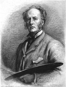 'John Everett Millais, Esq., R.A. after himself', c1880-83. Creator: Charles Waltner.