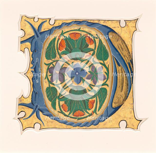 Initial D, 1430s. Creator: Master of the Cypresses.