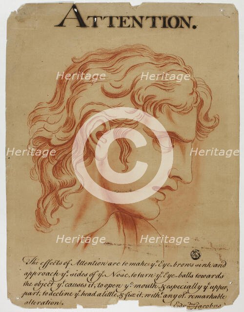 Attention, after 1698. Creator: Eduardus Jacobus.