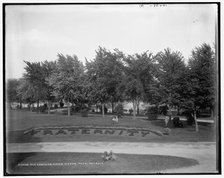 The Grounds, Water Works Park, Detroit, between 1890 and 1901. Creator: Unknown.