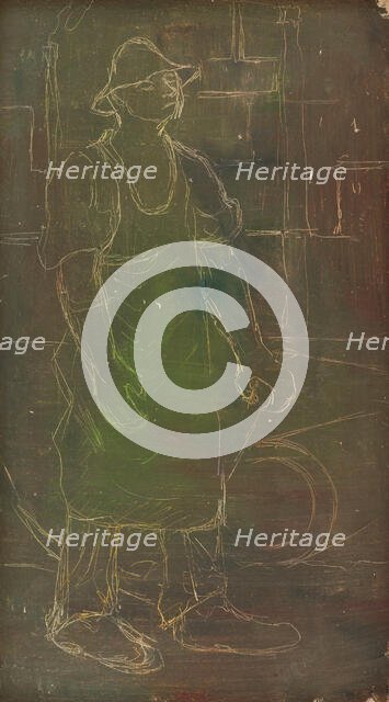 Furnace Operator, 1920-1930. Creator: Arnold Peter Weisz-Kubincan.