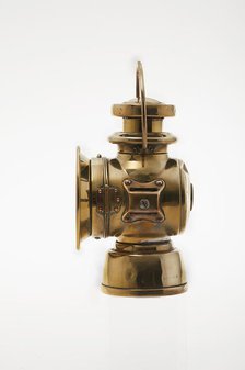 Lucas oil lamp from 1903 De Dion Bouton. Creator: Unknown.