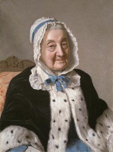 Portrait of Marthe Marie Tronchin, 1758/61. Creator: Jean-Etienne Liotard.