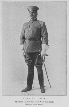 Lieut. B. O. Davis. Military Instructor and Commandant. Wiberforce, Ohio, 1915. Creator: Unknown.