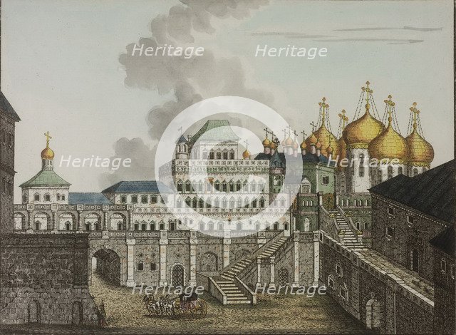 The Terem Palace in Moscow Kremlin, Between 1792 and 1820.