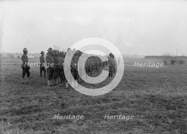 Army, U.S. Negro Troops, 1917. Creator: Harris & Ewing.