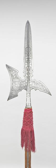 Halberd for the Bodyguard of Karl Eusebius, Prince of Liechtenstein, Southern Germany, 1632. Creator: Unknown.