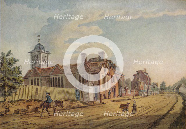 The Old Chapel, Kentish Town, (c1770), 1925. Artist: John Inigo Richards