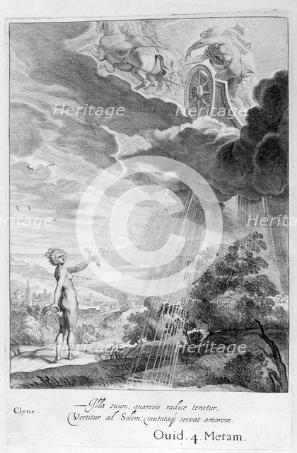 Clytie transformed into a sunflower, 1655. Creator: Unknown.